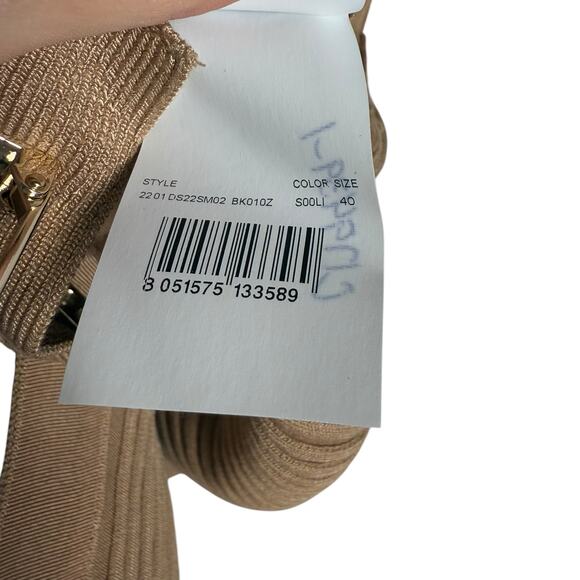 Missoni Tan Cashmere Ribbed Knit Toggle Front Cardigan Sweater Small - Picture 8 of 11